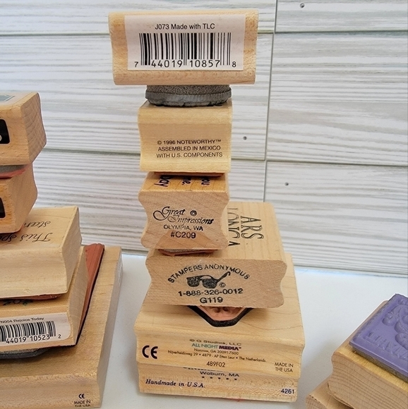 15 Word Stamps for Card Making, Etc. - Picture 4 of 5